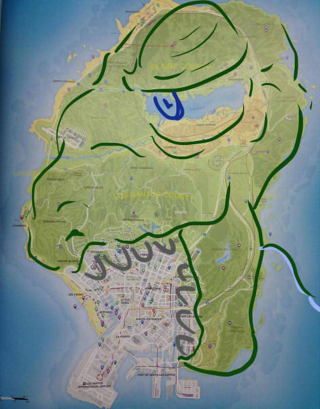 Illustration for article titled The Internet Reacts To Grand Theft Auto V's Map And Its Size